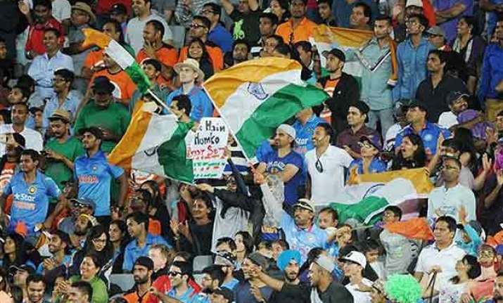 world cup 2015 turn mcg into a sea of tricolour dhoni urges