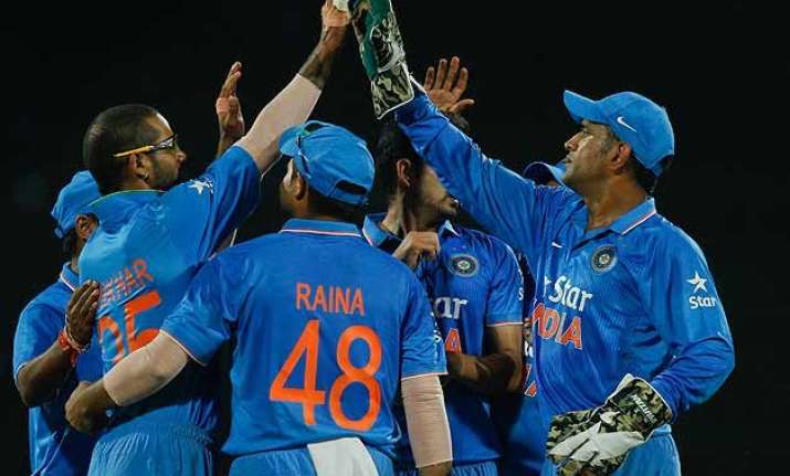 4th odi india level series with a convincing 35 run win