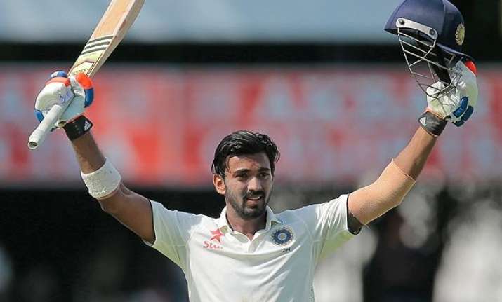 colombo test day 1 lokesh rahul slams ton as india recover