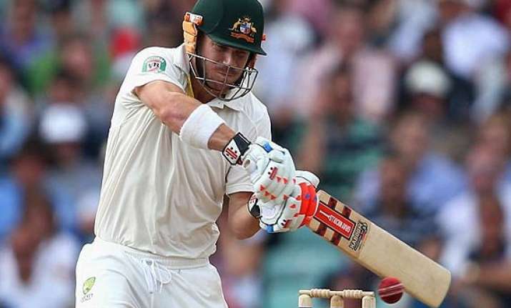 aus vs pak warner 75 pilots australia to 113 0 on day 2