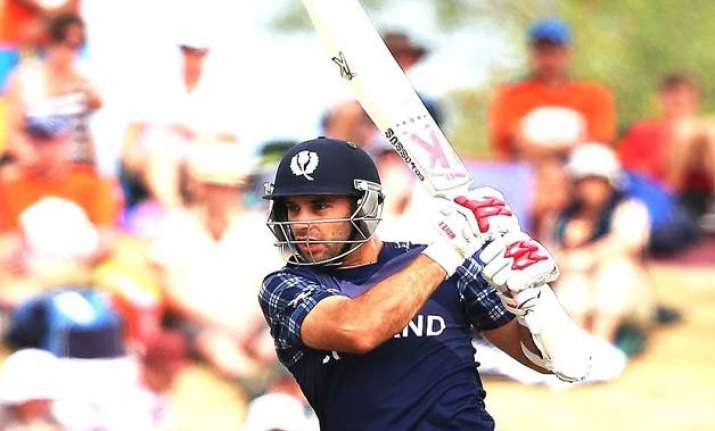 world cup 2015 coetzer s ton propel scotland to 318/8 vs