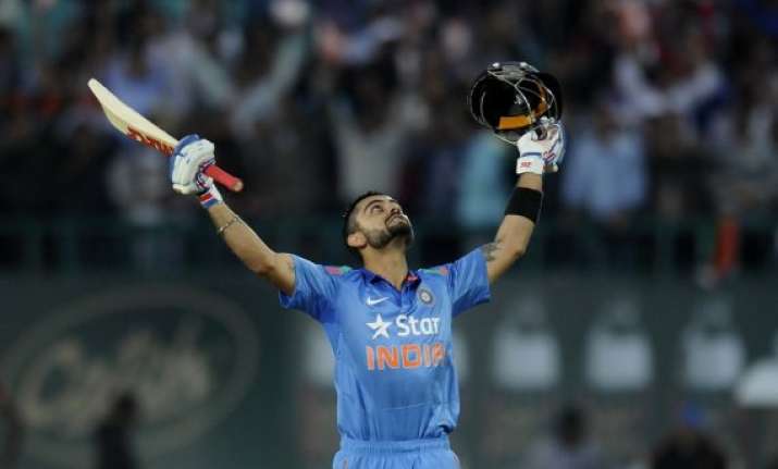 kohli ton propels india to 330/6 vs west indies