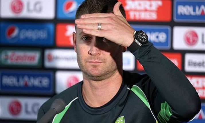 michael hussey heaps praise on retiring skipper clarke