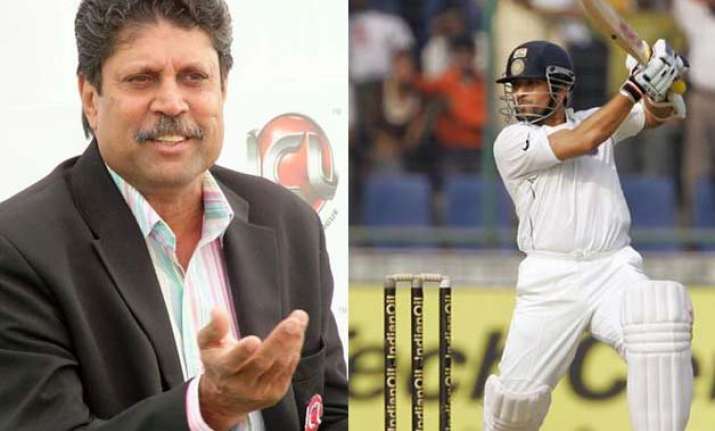 sachin did not know how to make double triple tons kapil dev