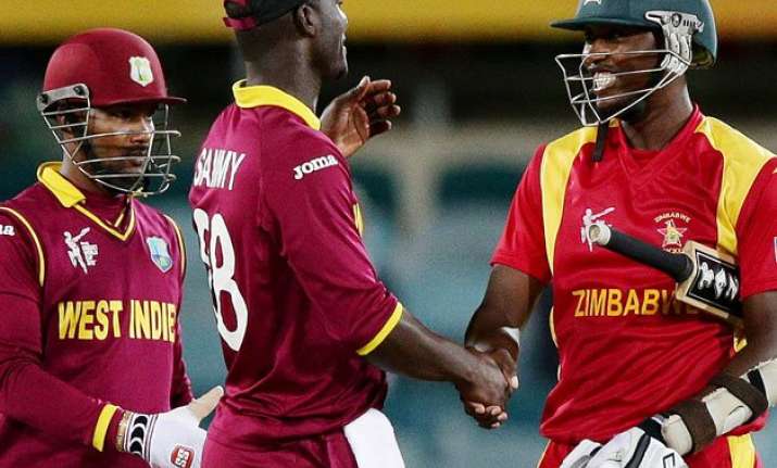 world cup west indies vs zimbabwe scoreboard