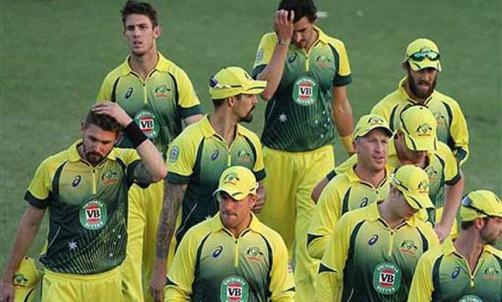 aus vs zim australia opts to bat captain clarke returns