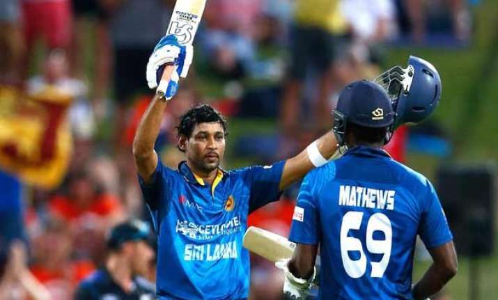 nz vs sl dilshan ton leads sri lanka to win over new zealand