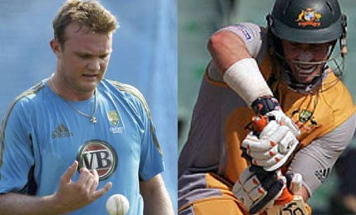 aussies to be without bollinger hussey in goa odi