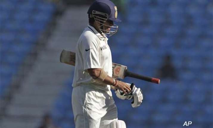 tendulkar misses out on 50th test century again