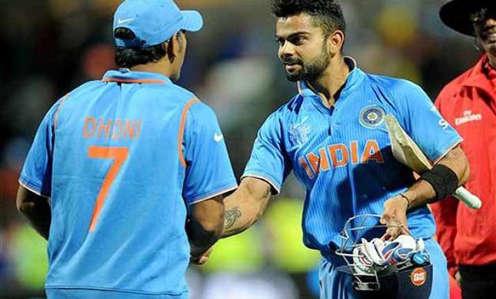 world cup 2015 virat kohli is a big occasion player says ms