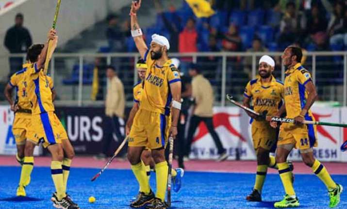 punjab warriors clinch maiden hockey india league title