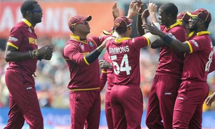 world cup 2015 west indies outclass pakistan by 150 runs