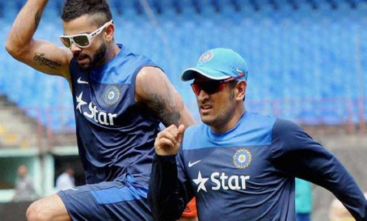 kohli dhoni slide down shami gains 14 places in odi rankings