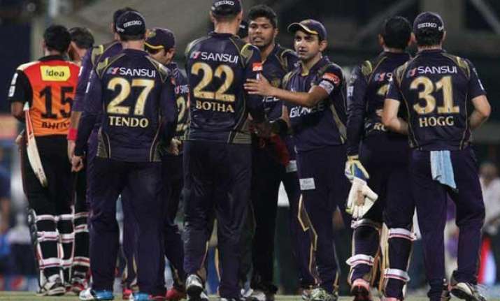 ipl 8 clinical kkr outplayed sunrisers hyderabad by 35 runs
