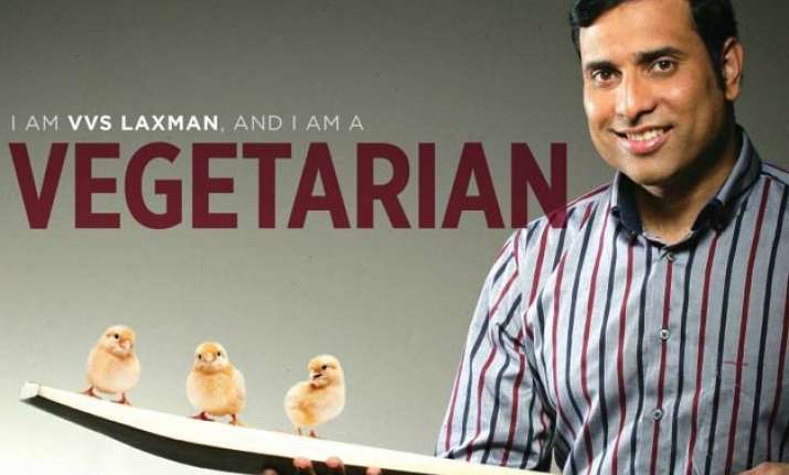vvs laxman urges fans to turn vegetarian in new peta ad