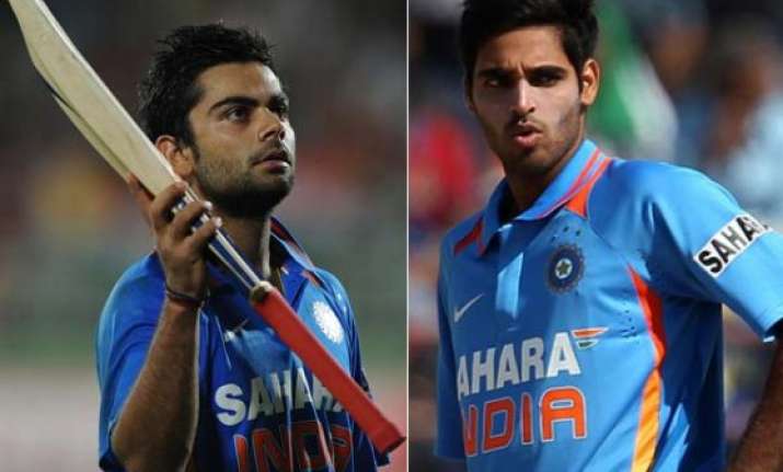 virat kohli bhuvneshwar kumar move up in icc rankings