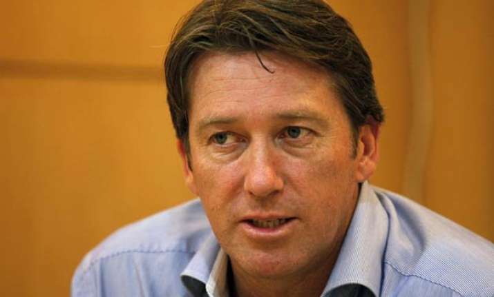 i would not like to see kids sledging on field mcgrath