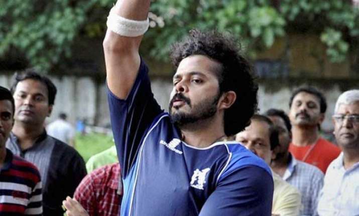 sreesanth starts net practice after getting clean chit by