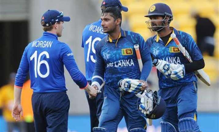 world cup 2015 sangakkara thirimanne tons help sl trounce
