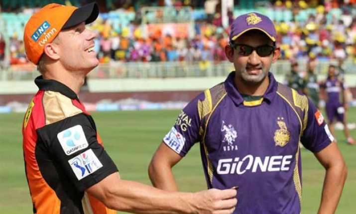 ipl 8 kkr hit home stretch against high flying srh