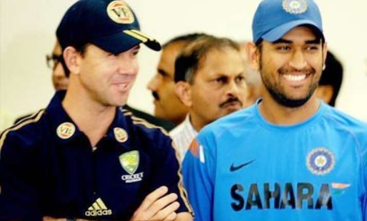 dhoni blames ponting s hauritz play for thrashing