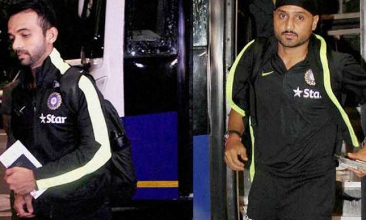 ajinkya rahane led indian cricket team arrives in zimbabwe