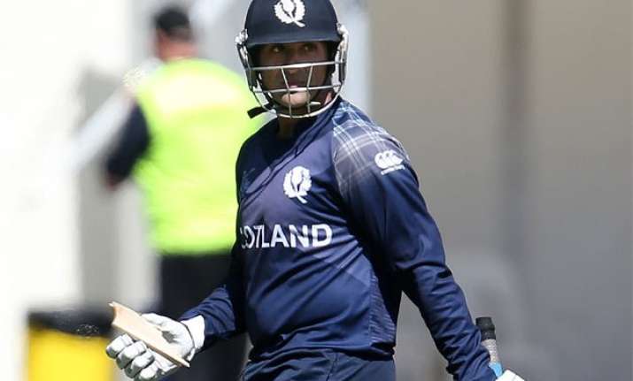 world cup 2015 scotland bowler majid haq sent home