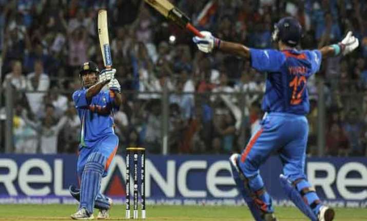 dhoni s world cup winning bat on display