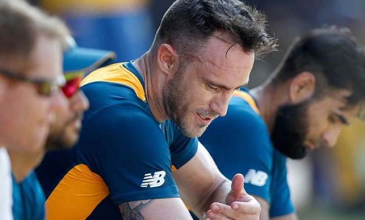 4th odi faf du plessis fined for showing dissent