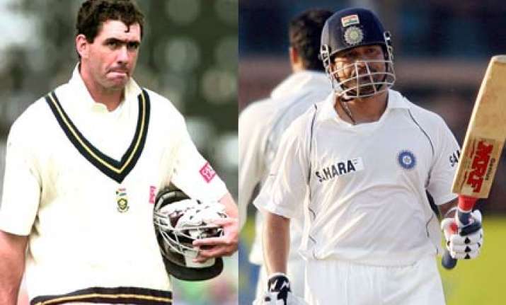 cronje was the bowler who tested me the most tendulkar