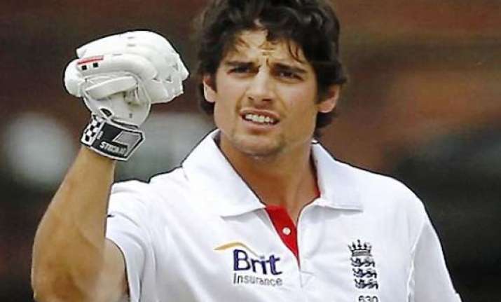 third consecutive century by cook puts england in command