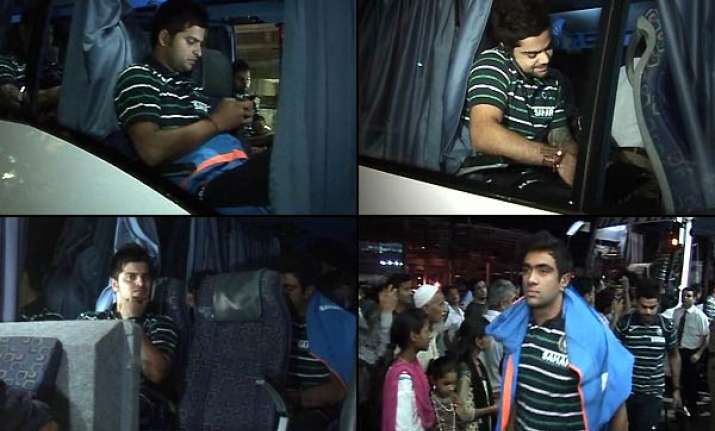indian cricket team leaves for west indies