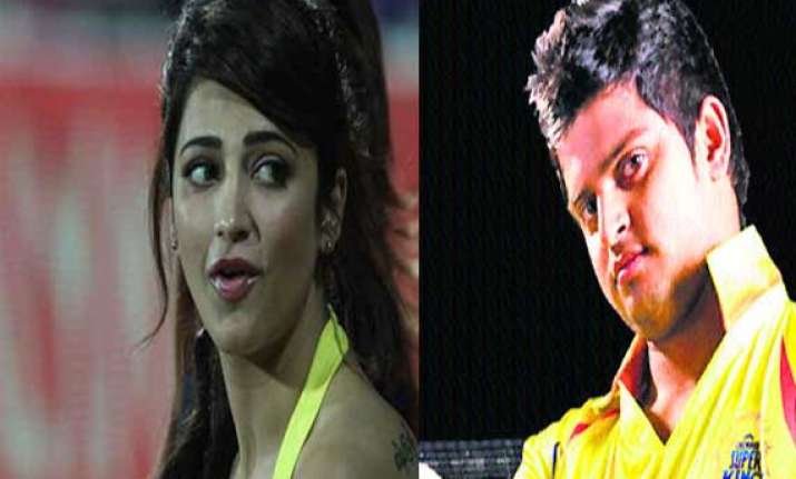 is shruti hassan the inspiration behind suresh raina ipl