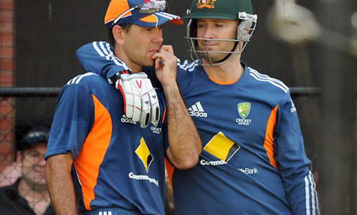 it will feel weird to play without ponting says clarke