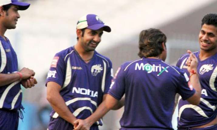 kkr skipper gambhir bats for sporting wicket at eden
