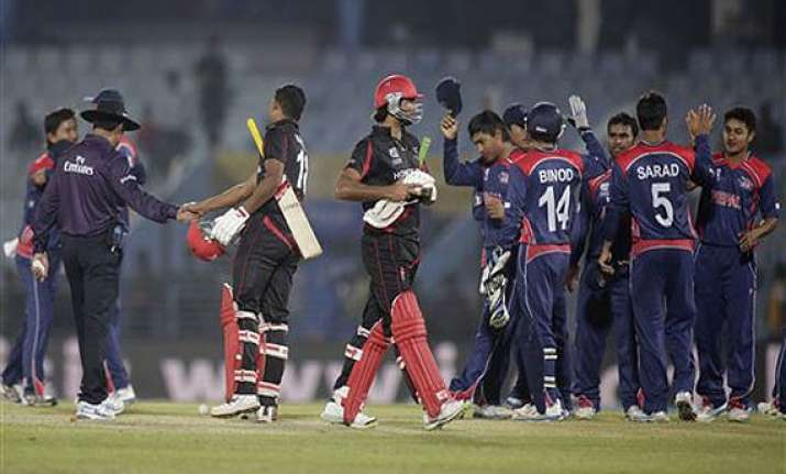 nepal impresses in 80 run win over hong kong.