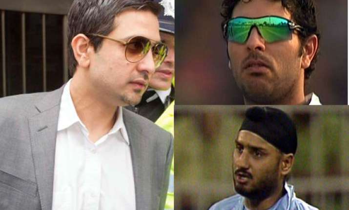 never met don t know majeed say harbhajan yuvraj