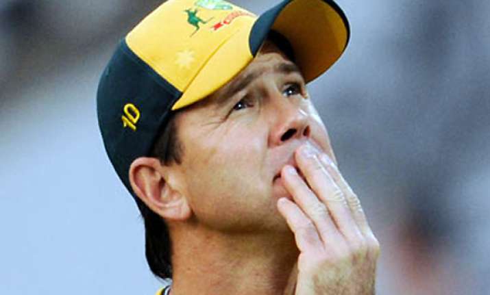 ponting has no problem in moving down the order