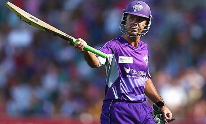 ponting in reckoning for big bash player of the tournament
