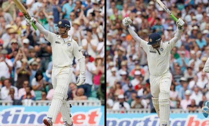 rahul dravid cracks his 35th test ton surpasses gavaskar