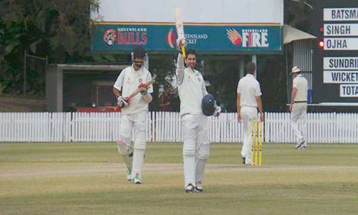 rain plays spoilsport in india a tour match