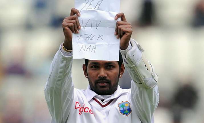 ramdin fined for richards message