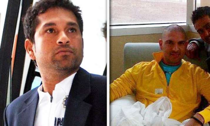 sachin tendulkar meets yuvraj in london