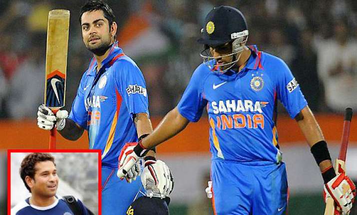 sachin tendulkar foresees virat or rohit breaking 100 tons
