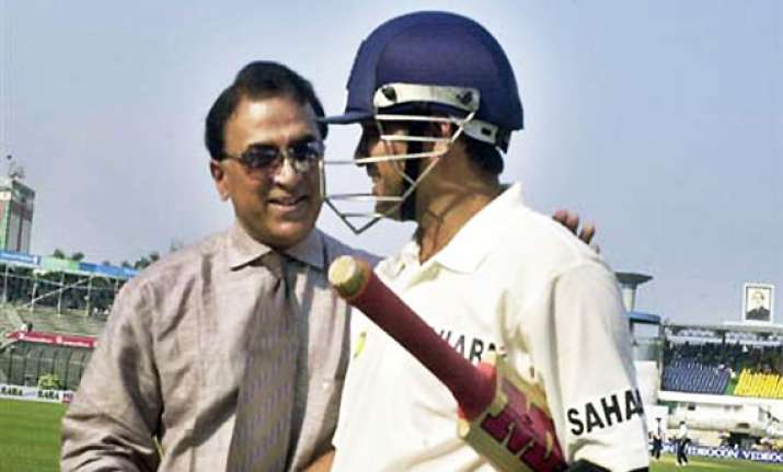 sachin getting runs is a good sign says gavaskar