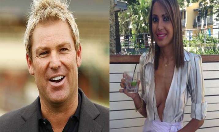shane warne gets intimate with hairdresser zanbagh khalili