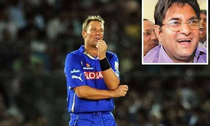 shane warne escapes ban fined 50 000 for his spat with dixit