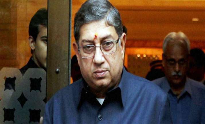 srinivasan moves sc seeking modification of orders