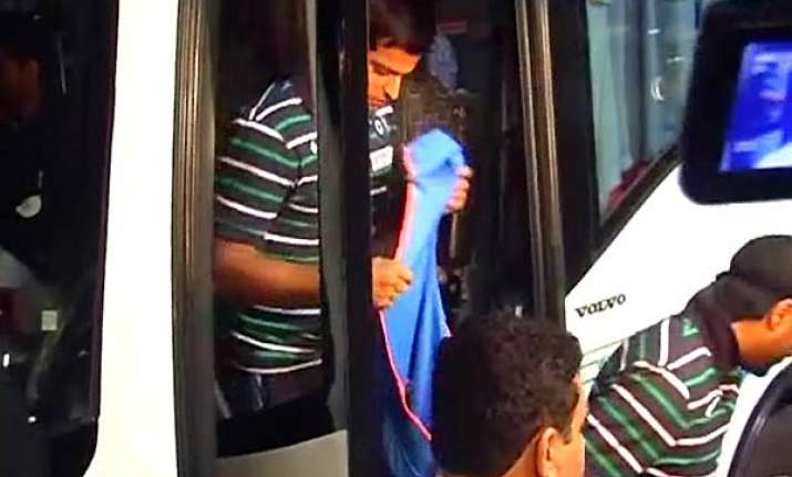 team india lands in the carribean