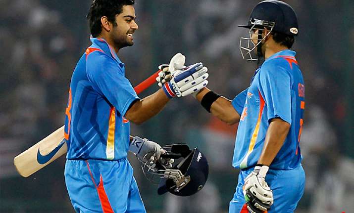 kohli gambhir power india to an emphatic 8 wkt win